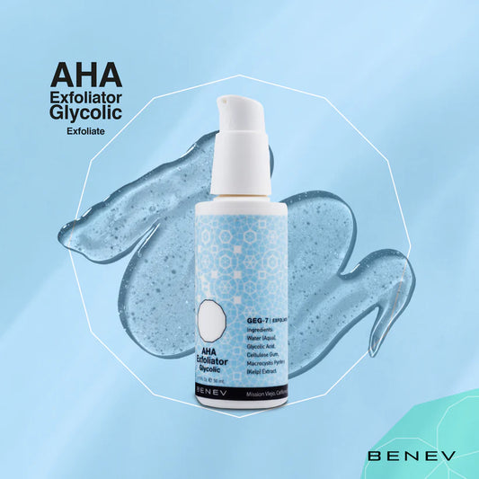 BENEV AHA EXFOLIATOR GLYCOLIC 50ML. RENEWAL GLYCOLIC (AHA) PEELING GEL